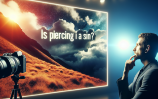 Is piercing a sin for a man?